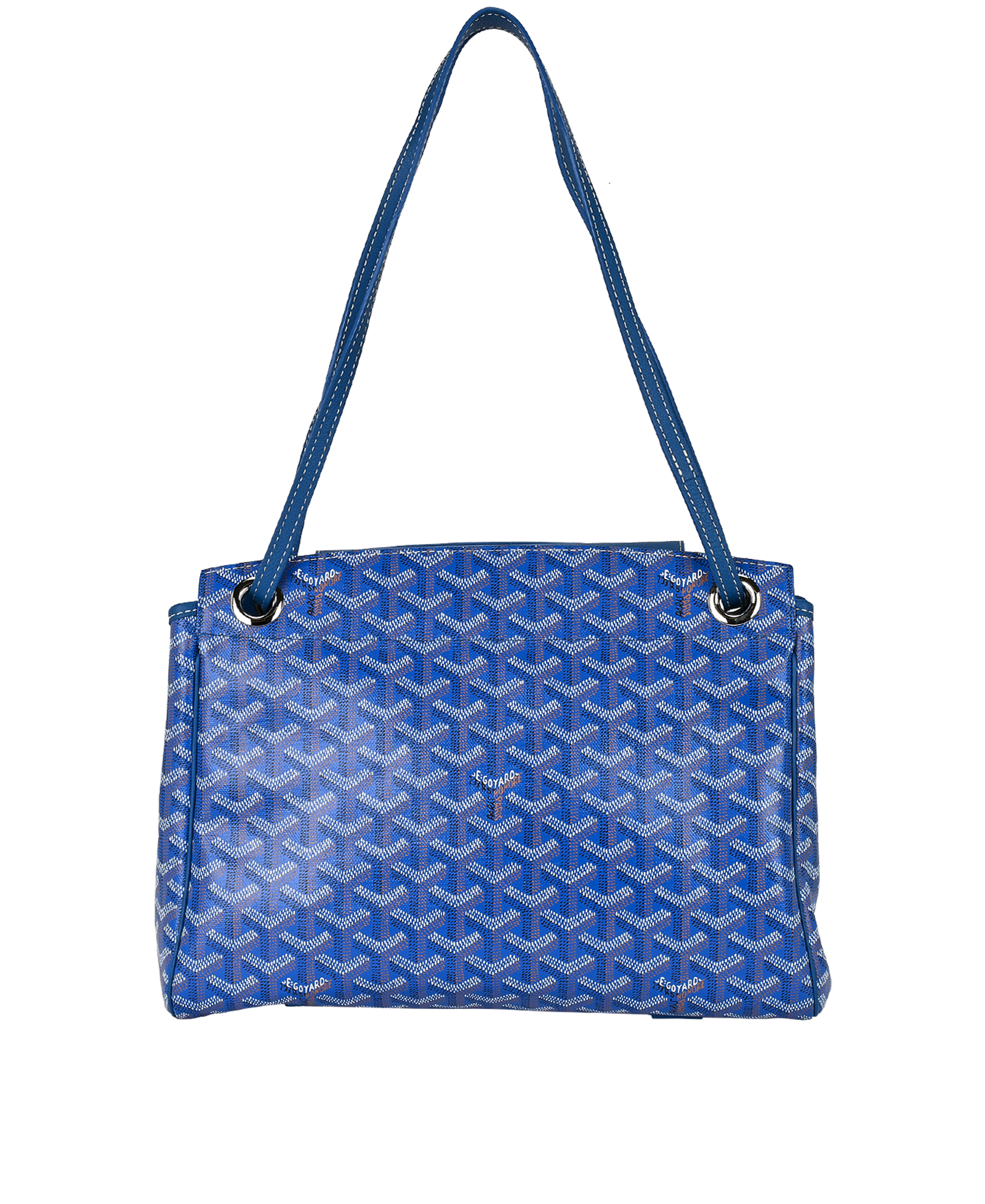 Rouette Souple, &pound;1,400, Handbags, Blue, Canvas, Back view
